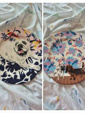 New! Anthropologie Plates Set